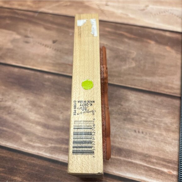 1999 PSX K-2677 SUGAR & MICE WOOD MOUNTED RUBBER STAMP BALLOON FUNNY - Picture 3 of 4